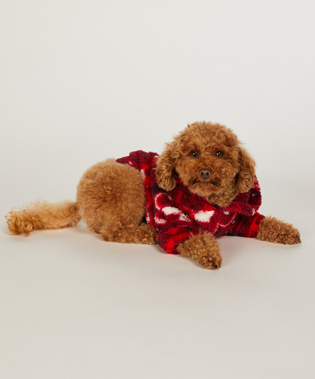 Hunde-onesie, Rød