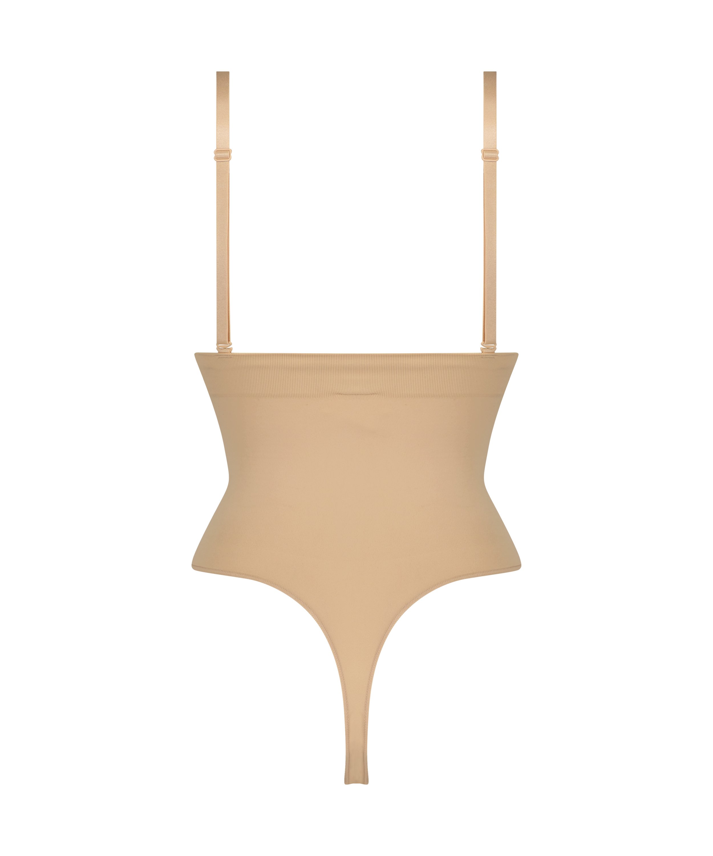 Sømløs g-streng, Beige, main