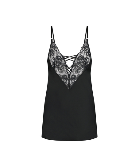 Natkjole Kaely, sort