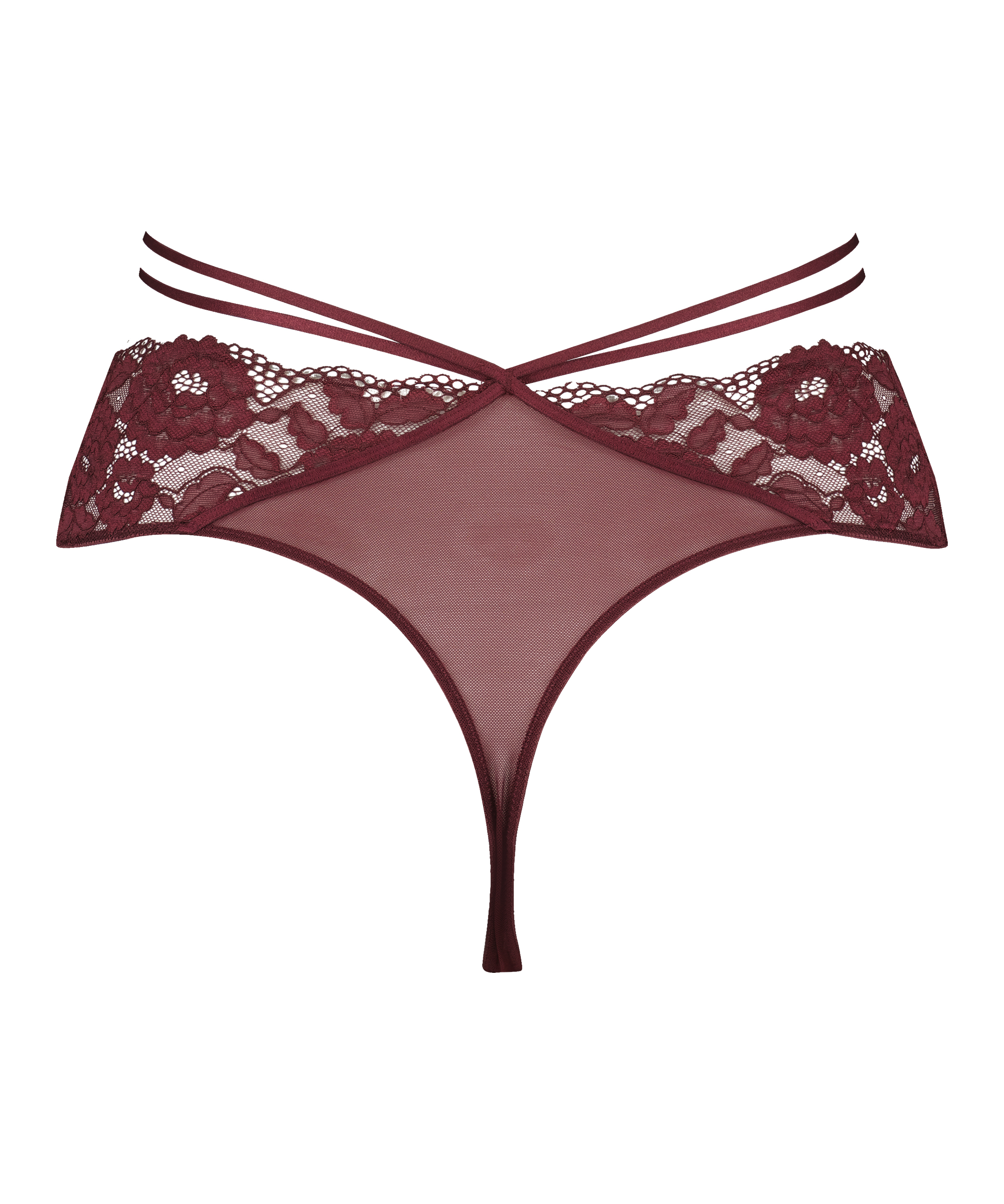 Sally g-streng Curvy, rød, main