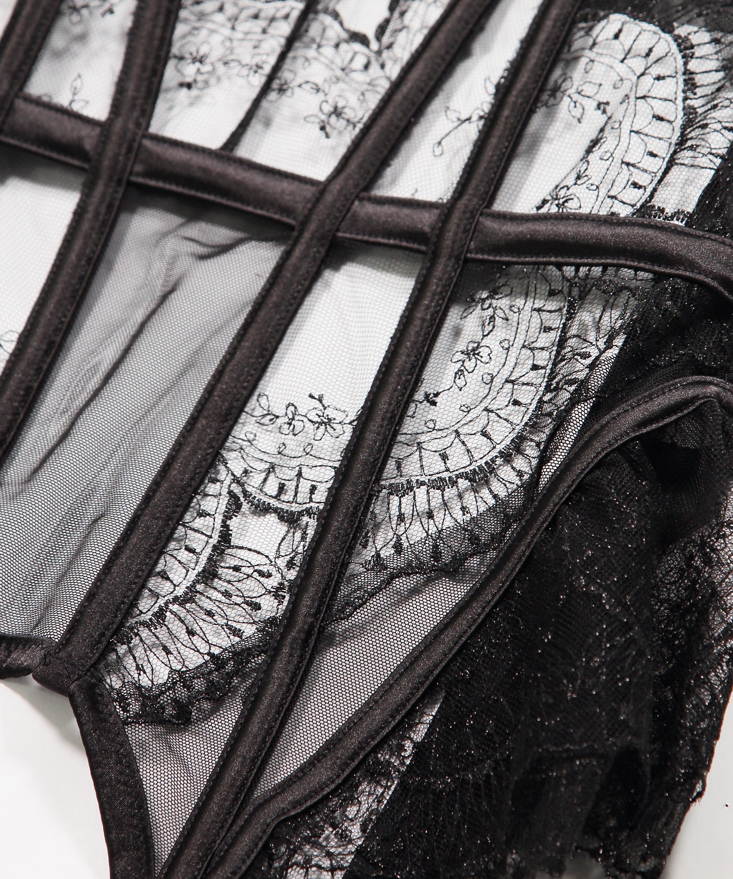 Ikke-formst&oslash;bt b&oslash;jle-bustier Akira, Sort, main