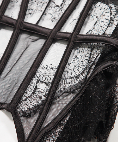 Ikke-formst&oslash;bt b&oslash;jle-bustier Akira, Sort