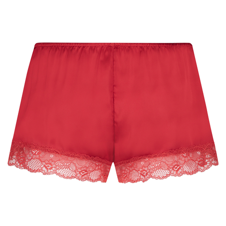 Pyjamasshorts Satin, R&oslash;d