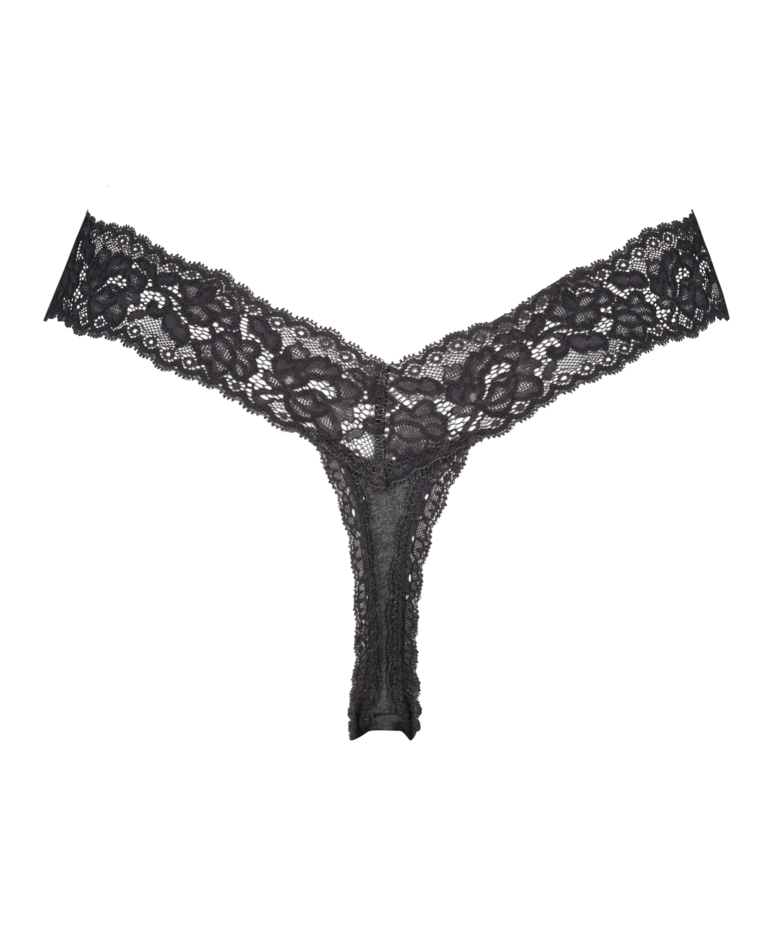 Ekstra lav g-streng Bomuld, Grå, main