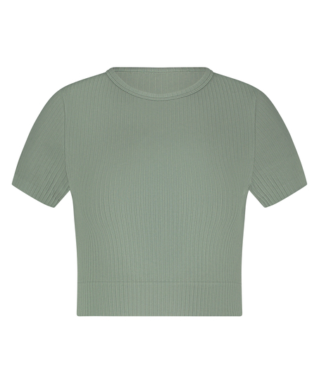 HKMX sømløs sports crop top, Grøn