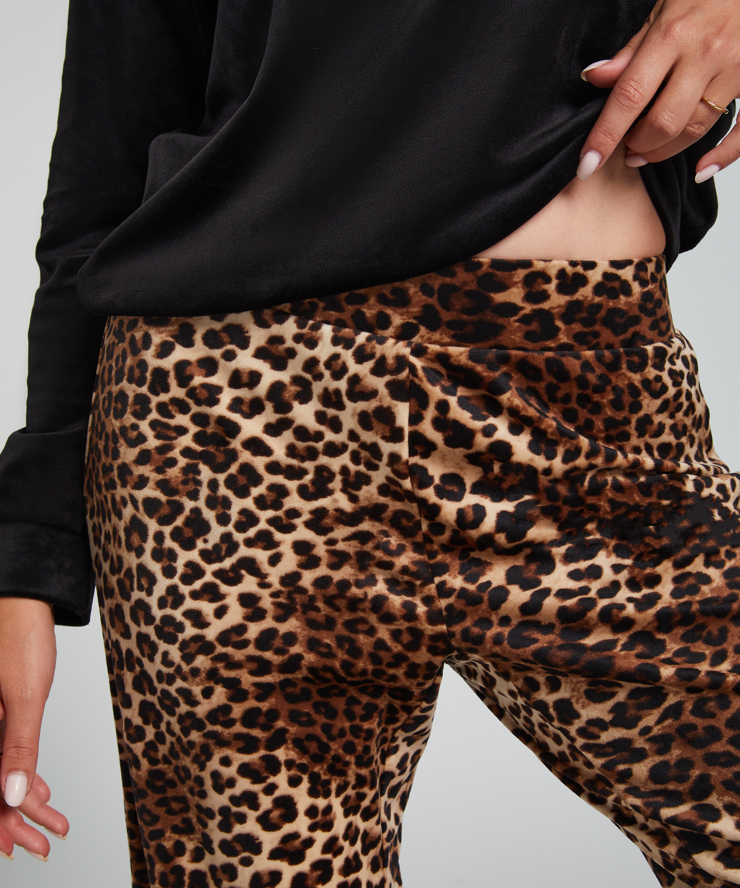 Pyjamasæt med taske, Beige, main