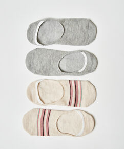 2 Par Sokletter, hvid