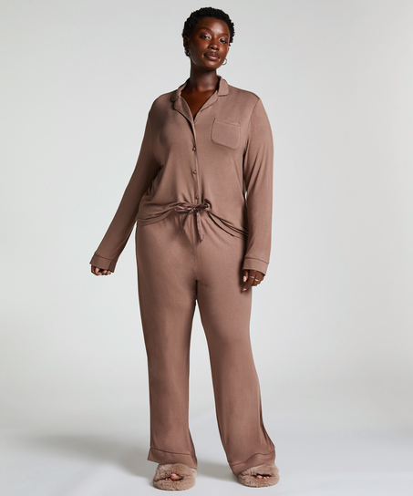 Jerseybukser Essential, Brun