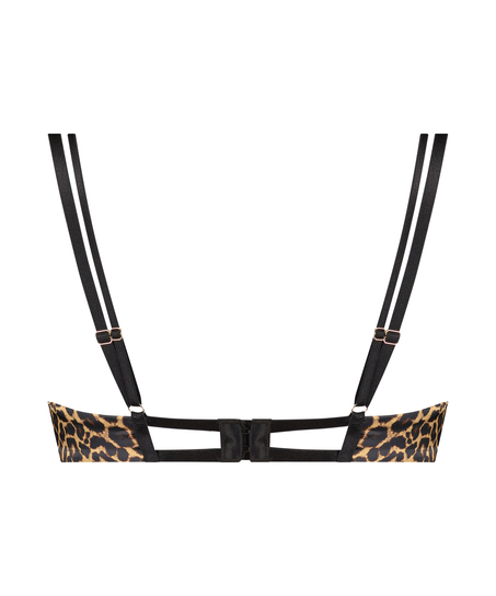 Formstøbt halvskåls-bøjle-bh Ellie, Sort