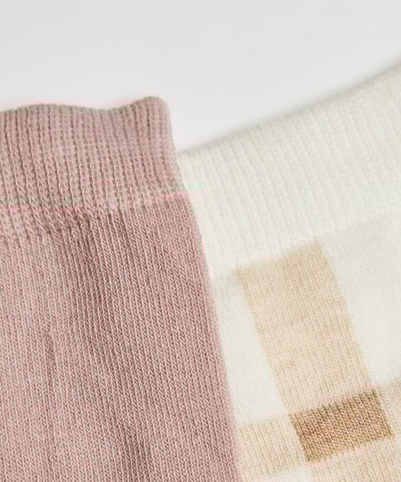 2 Par Bomuldssokker, Sort