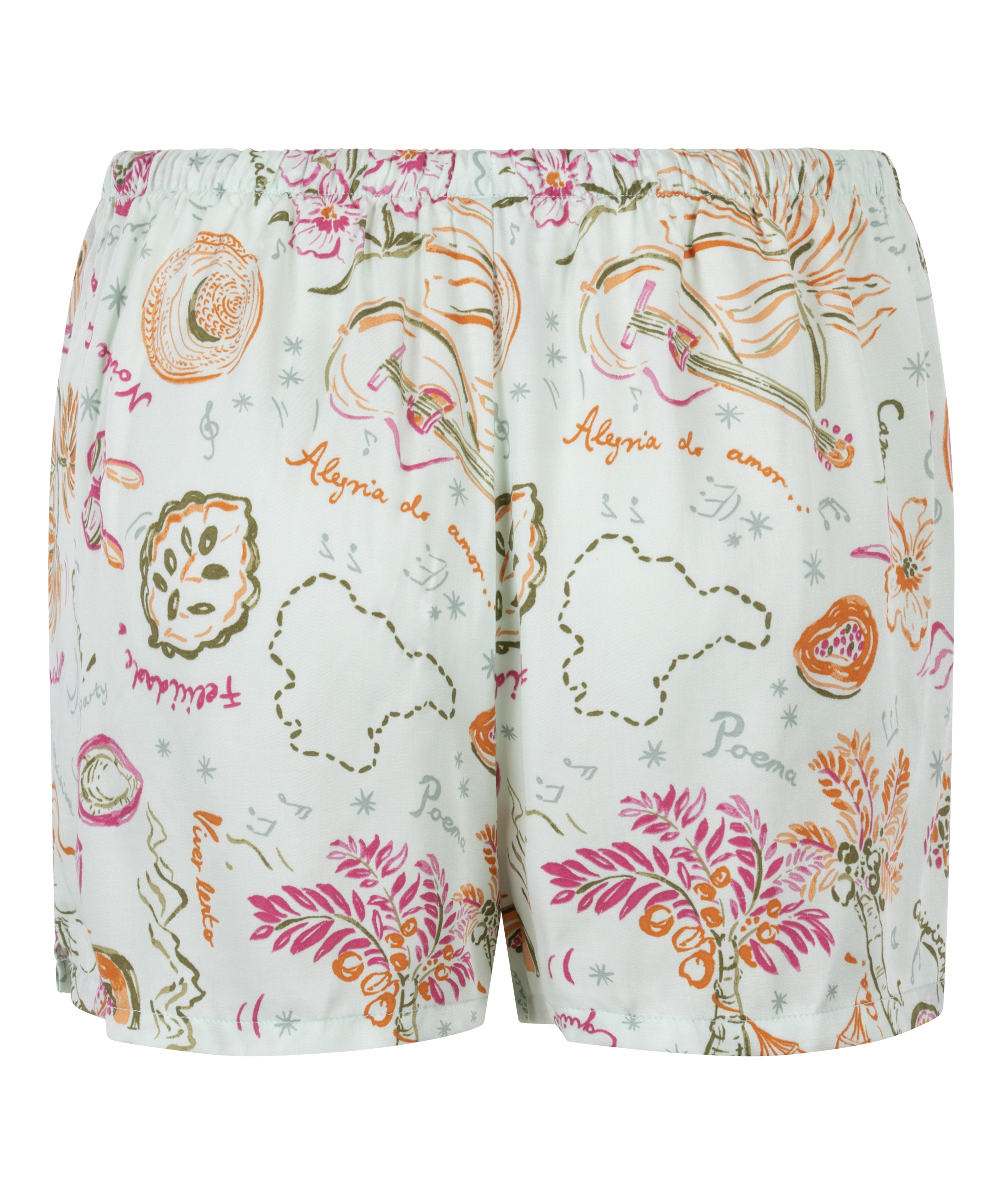 Satinshorts, Gr&oslash;n, main