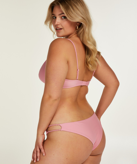 Ikke-formstøbt bikinitop med bøjle Aruba, pink