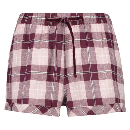 Short Twill Check, Rød