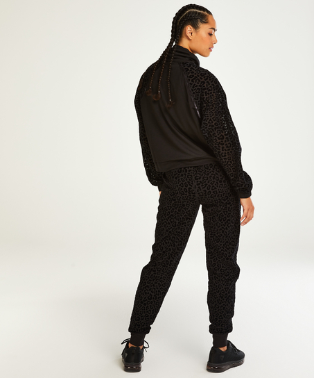 HKMX Jacket Leopard, Sort