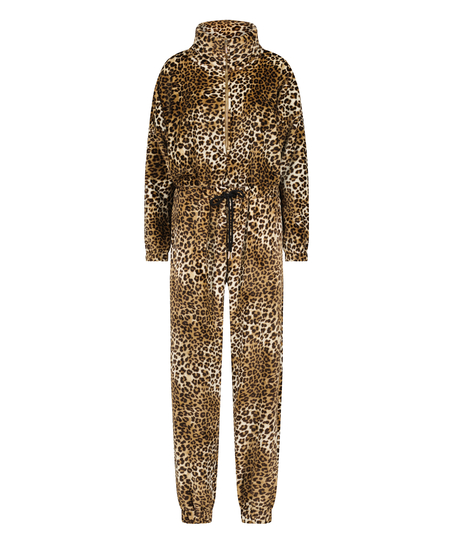 Onesie Flannel fleece, Beige