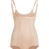 Opstrammende body i scuba-stof, Beige