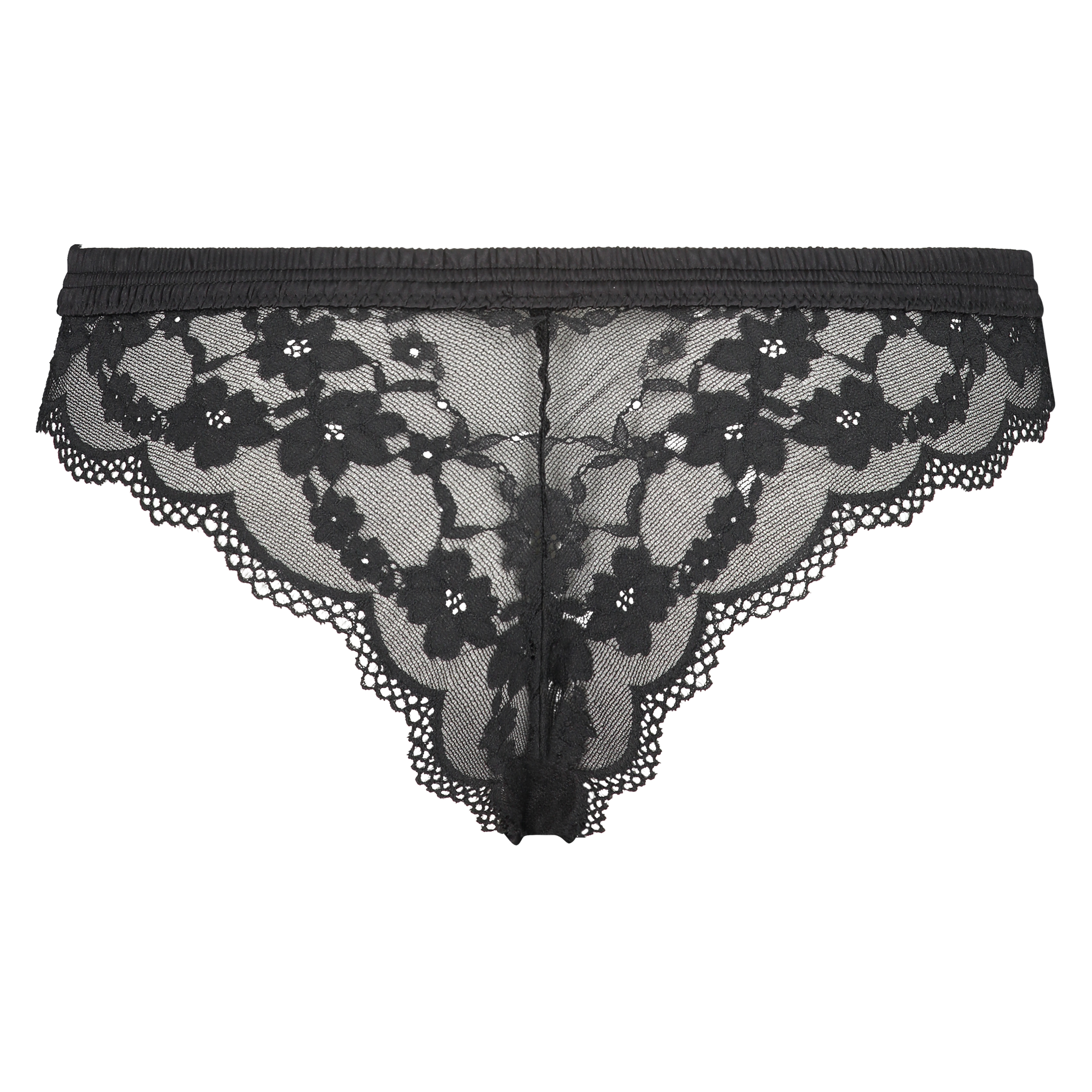 High leg brasiliansk trusse Iva, sort, main