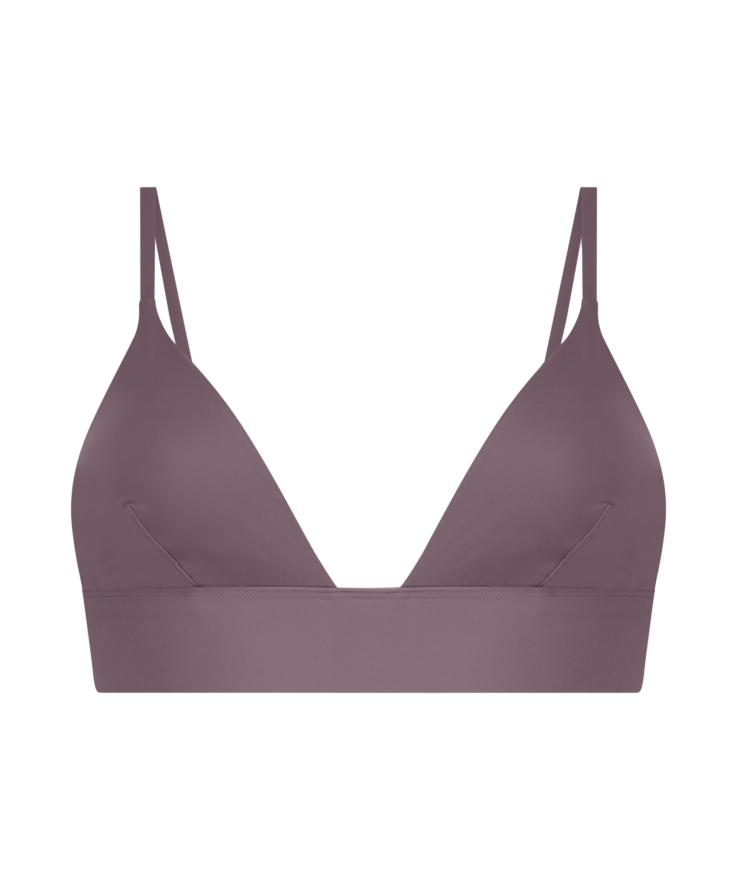 Smooth Triangle Bralette, Brun, main