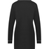 Langærmet jerseyskjortekjole Essential, Sort