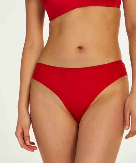 Usynlig brasiliansk trusse Lace Back, R&oslash;d