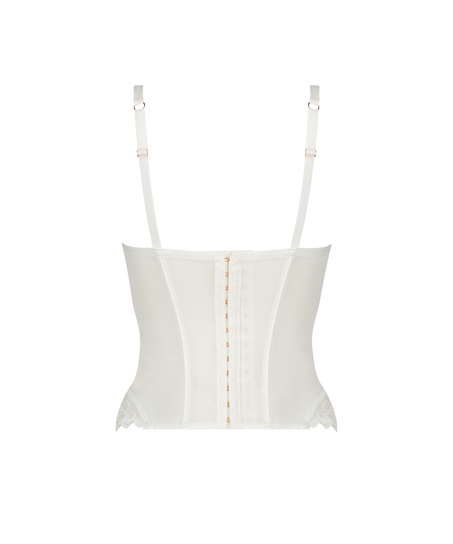 Bustier Cesca, Hvid
