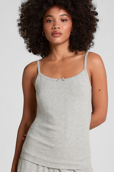 Hunkemöller Cami Pointelle Grå