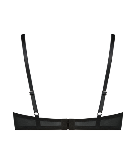 Formstøbt push-up bøjle-bh Sia, Sort