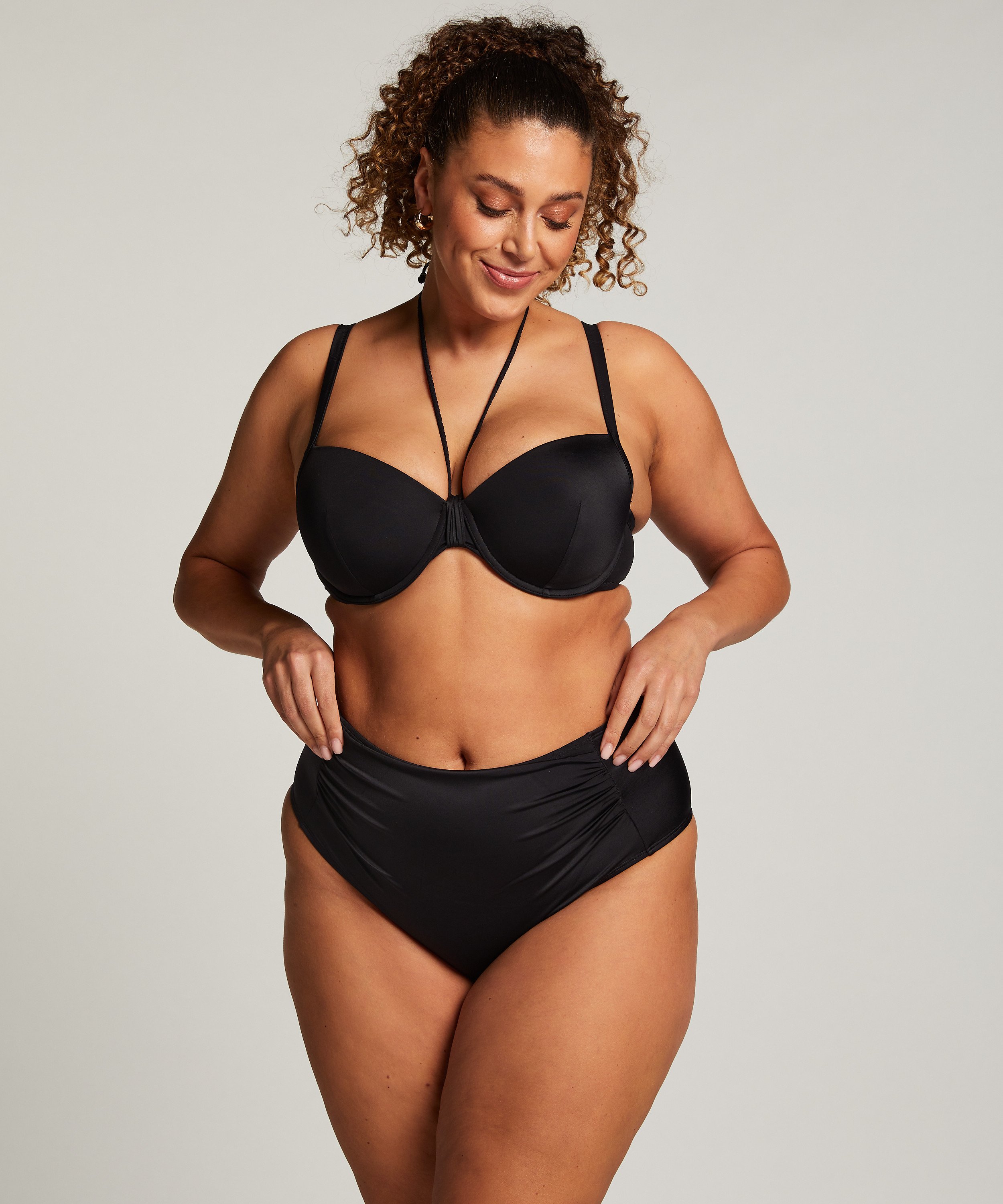 Luxe Bikinitrusse, sort, main