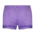 Shorts velour Lace, Lilla