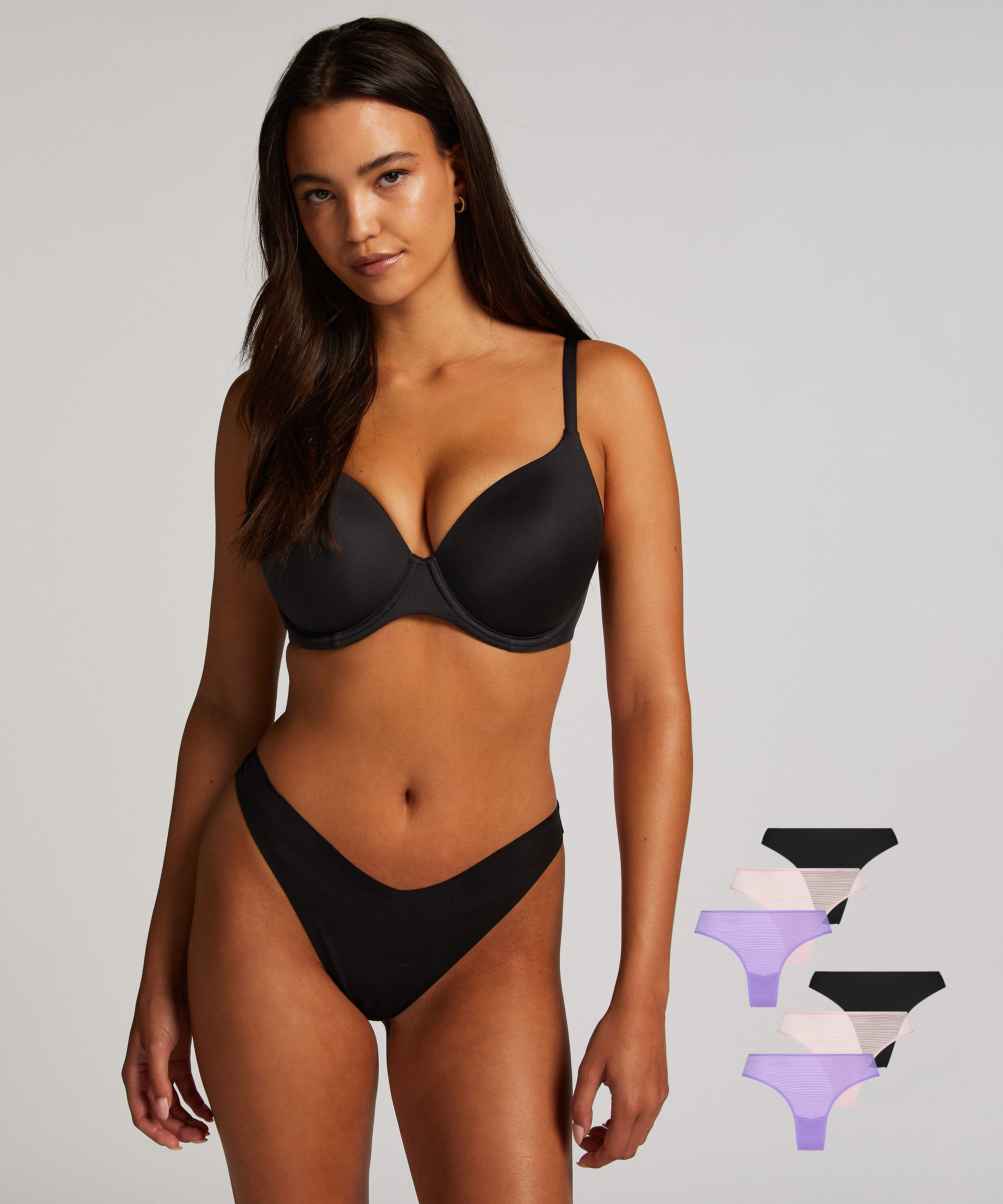 6-styks-pakning brasiliansk trusse Invisible, gr&oslash;n