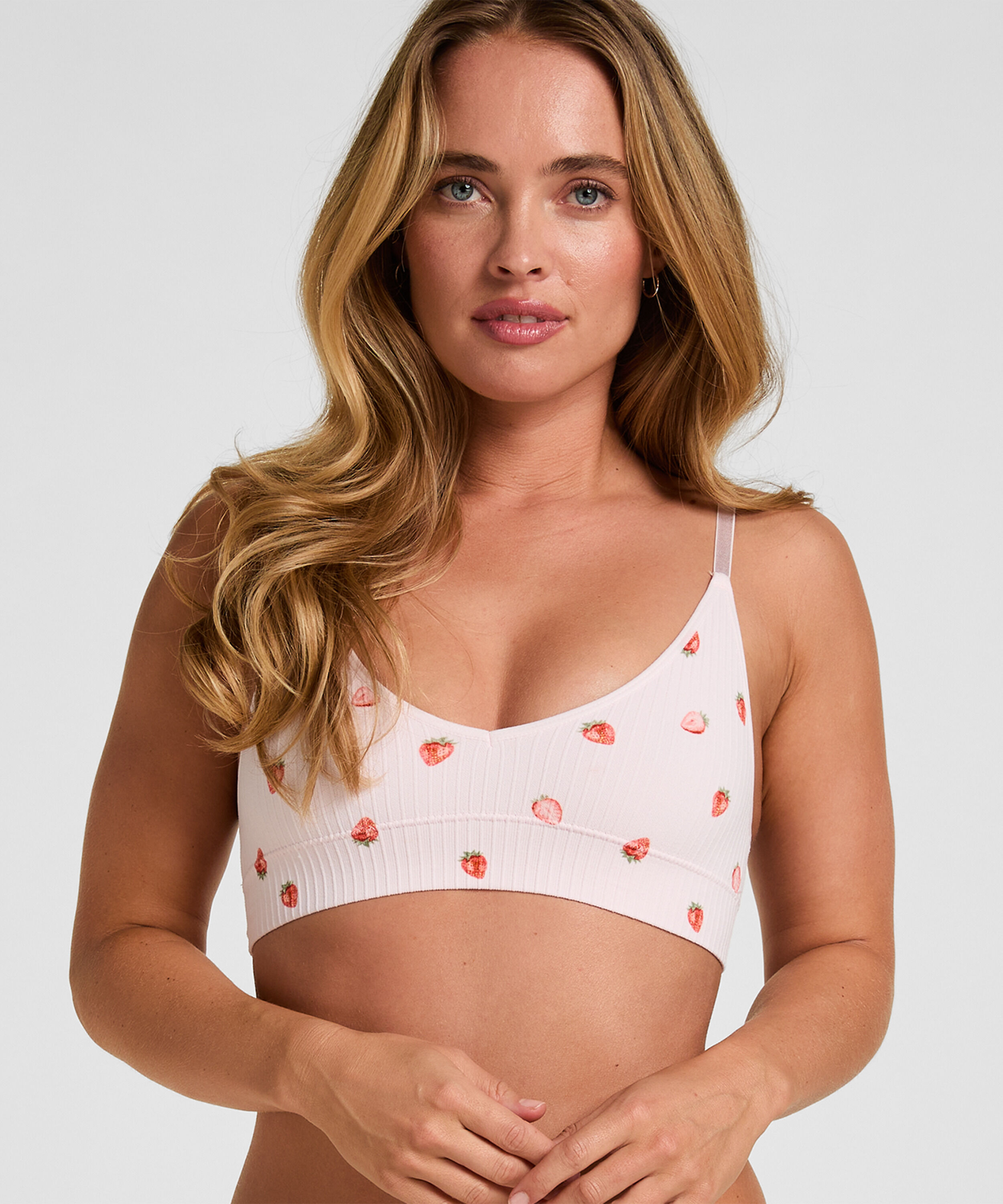 Bralette Dianne, Lyserød Bralette Dianne, Lyserød