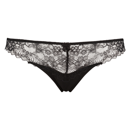 Megan g-streng, sort