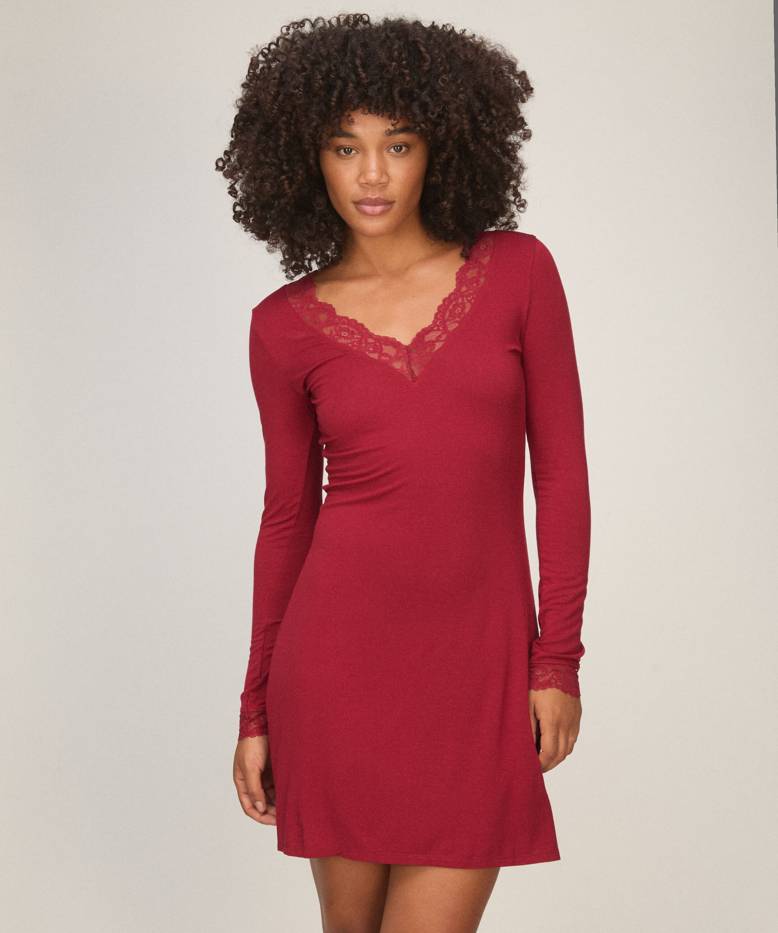 Natkjole Lace Nana, Rød Natkjole Lace Nana, Rød