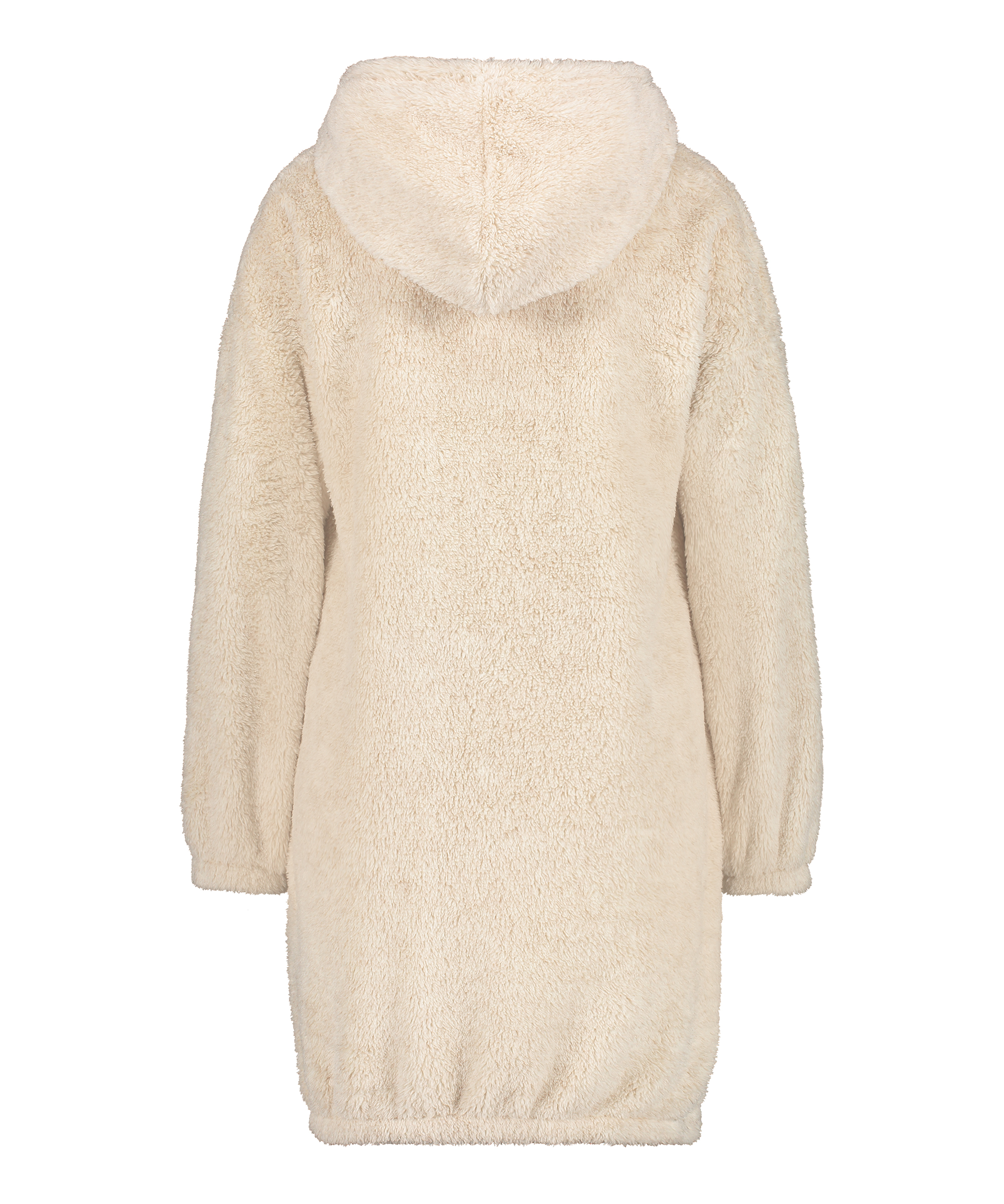 Snuggle fleece kjole, Beige, main