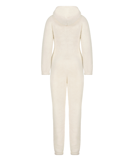 Onesie Fleece, hvid
