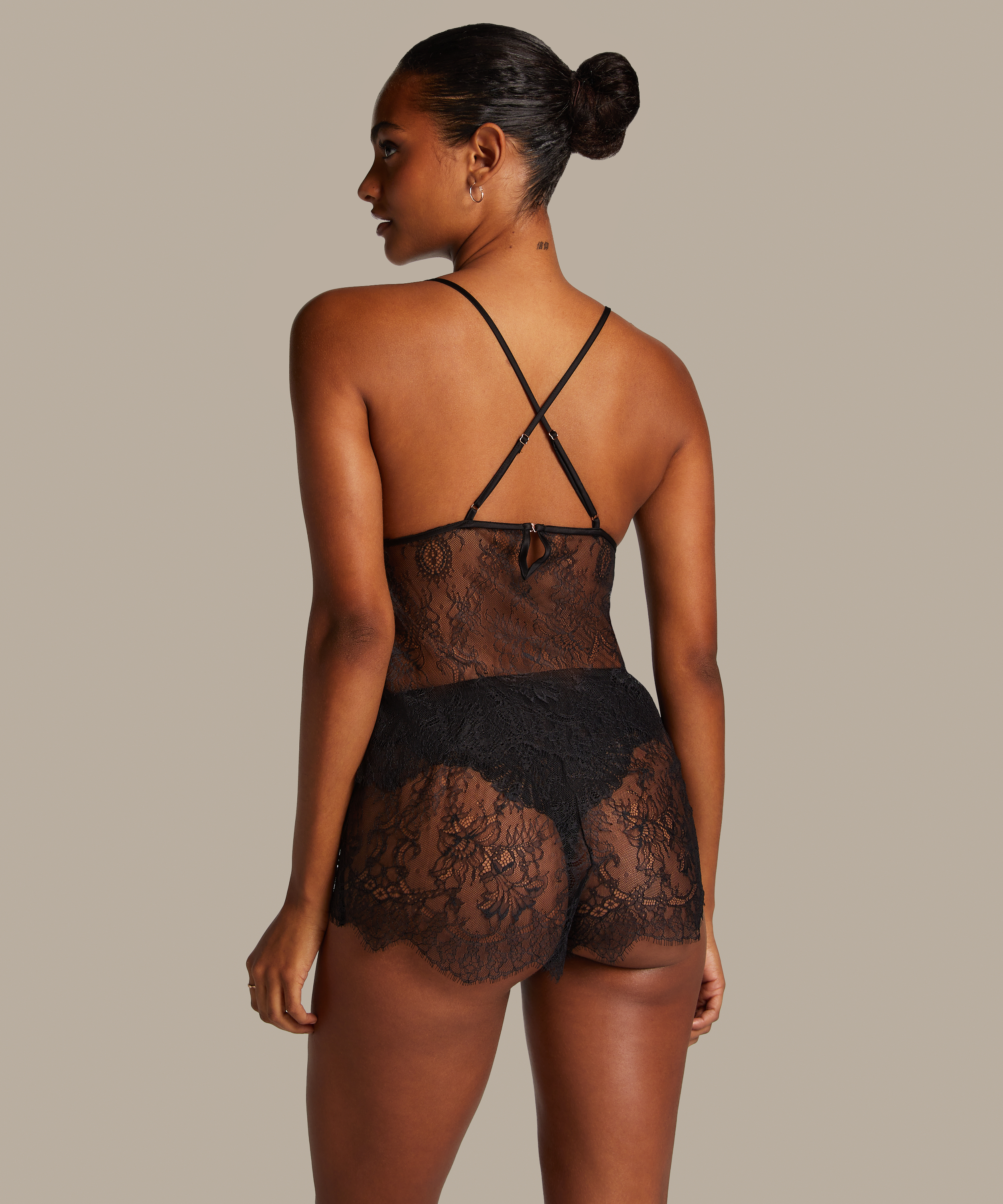 Shorts Lace Delphine, sort, main