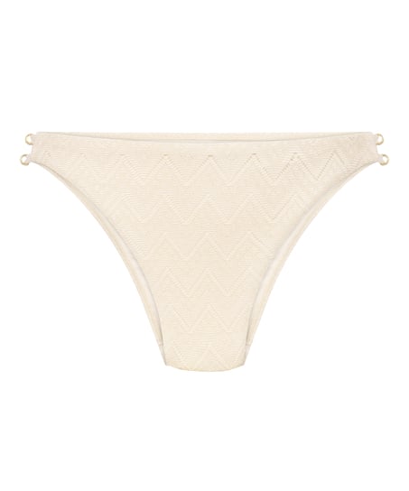 Bikinitrusse Crochet, Hvid