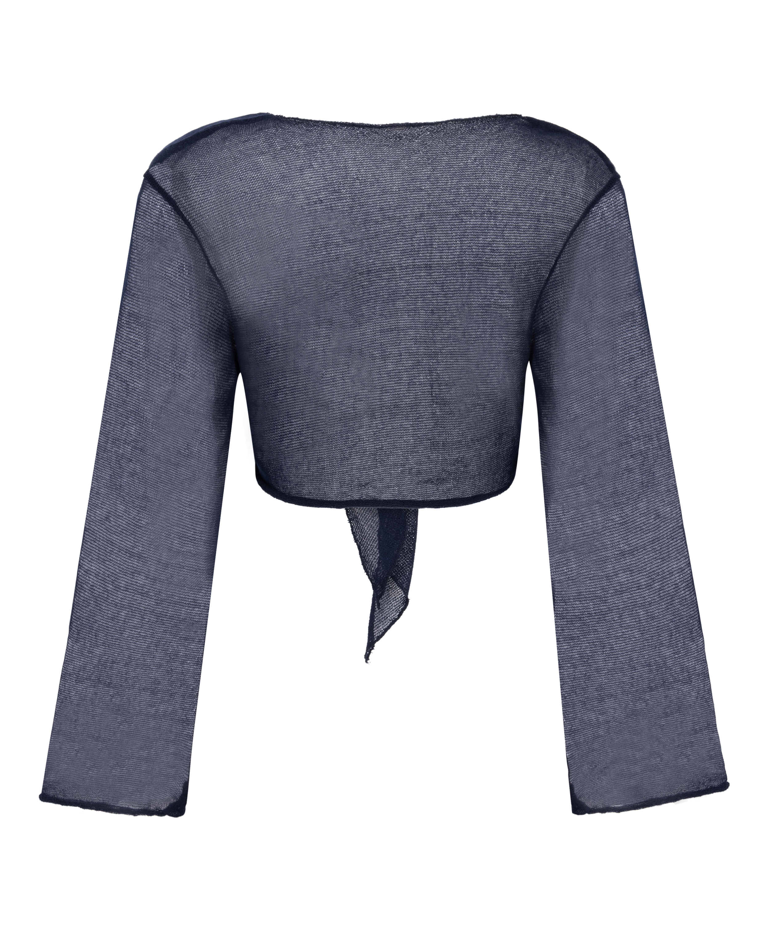 Strikket strandtop, Blå, main