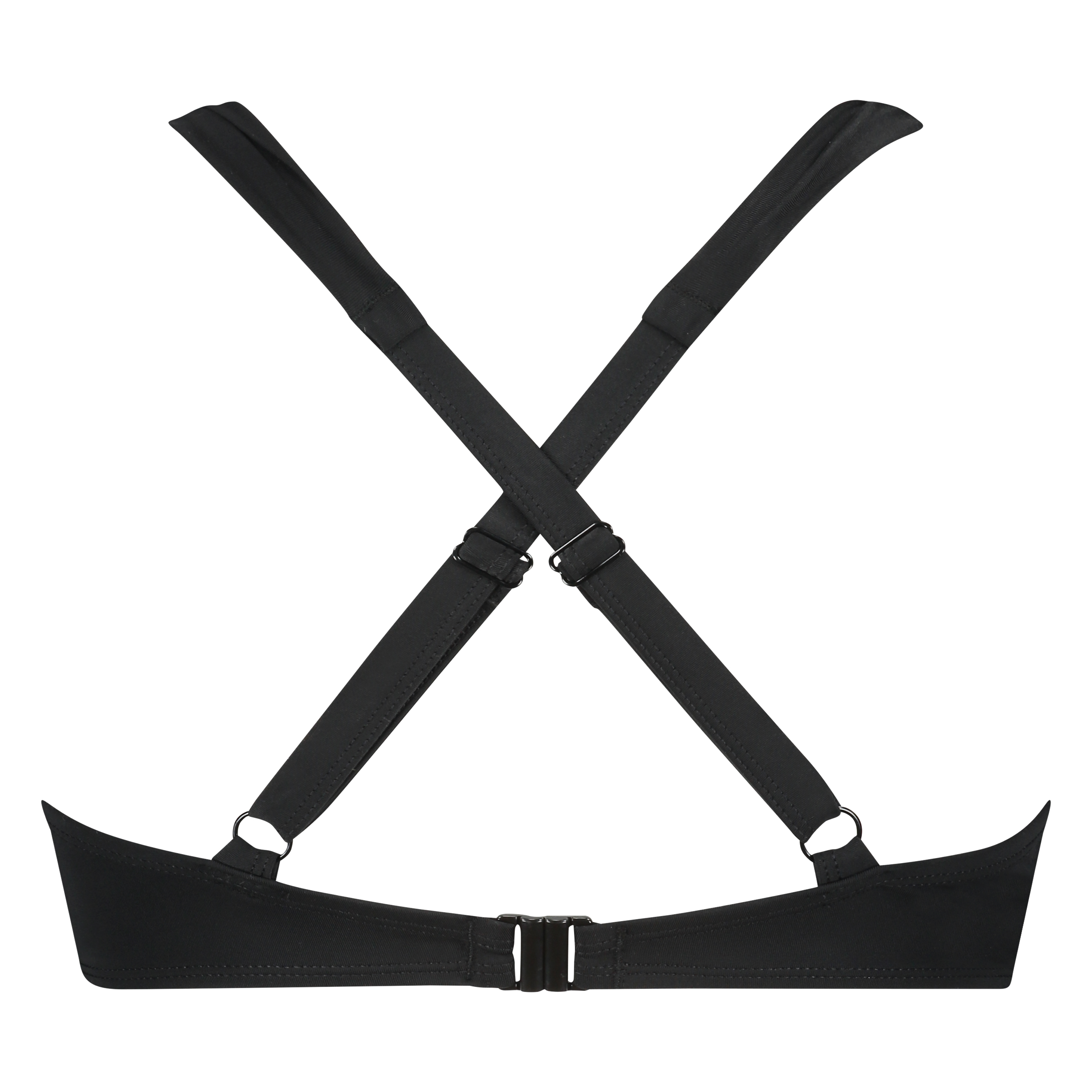 Formstøbt bøjle-bikinitop Sunset Dreams Størrelse E +, Sort, main