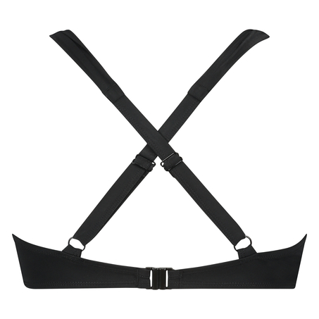 Formstøbt bøjle-bikinitop Sunset Dreams Størrelse E +, Sort