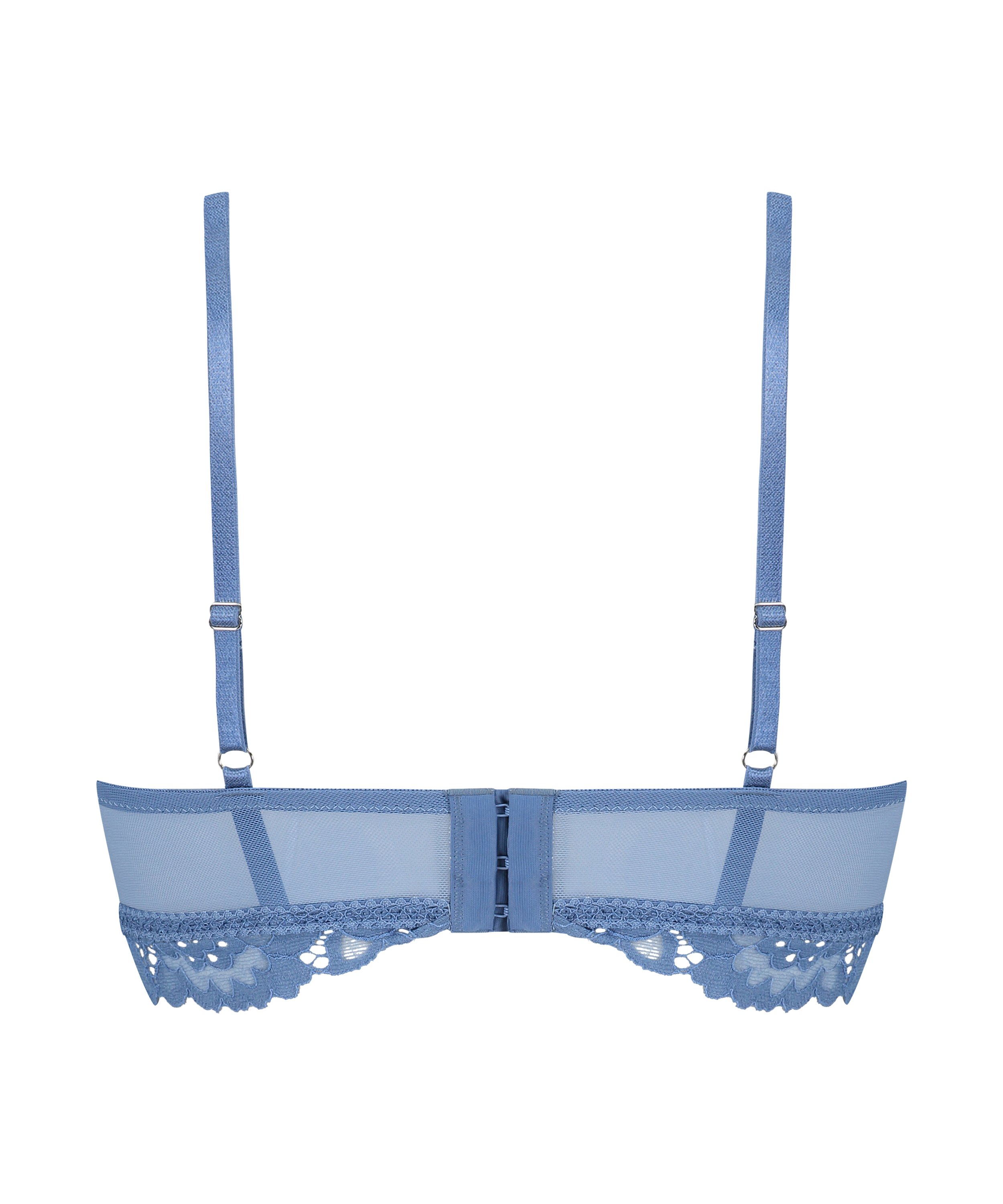 Formstøbt longline bh uden bøjler Shiloh, Blå, main