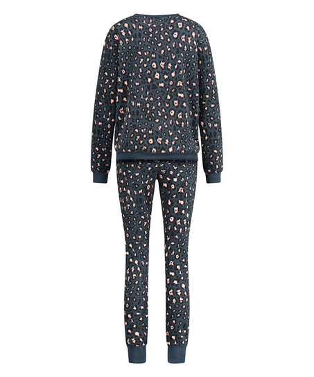 Pyjamas&aelig;t med taske, bl&aring;