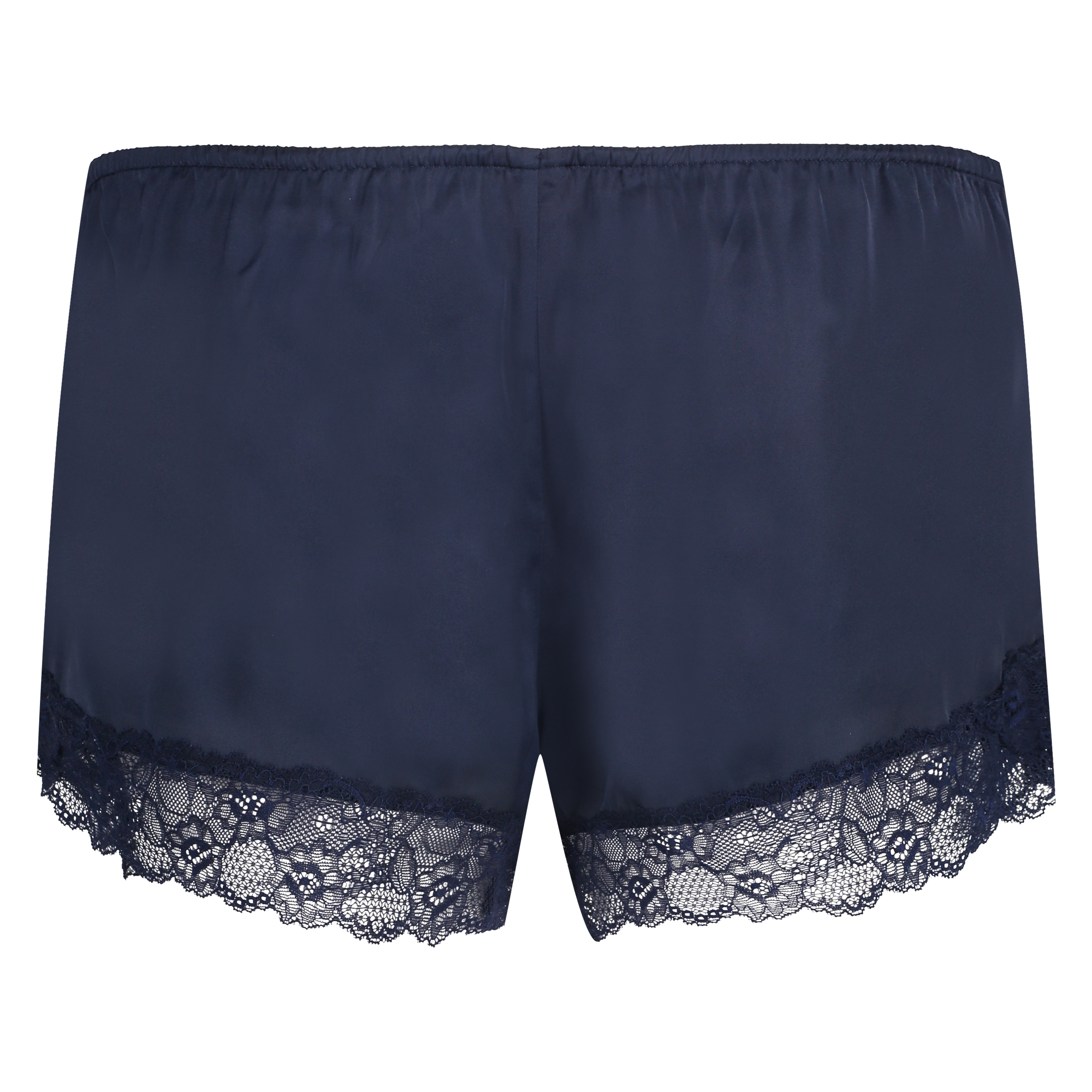 Pyjamasshorts Satin, Blå, main