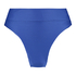 Højt udskåret bikinitrusse Rib Lagoon, blå