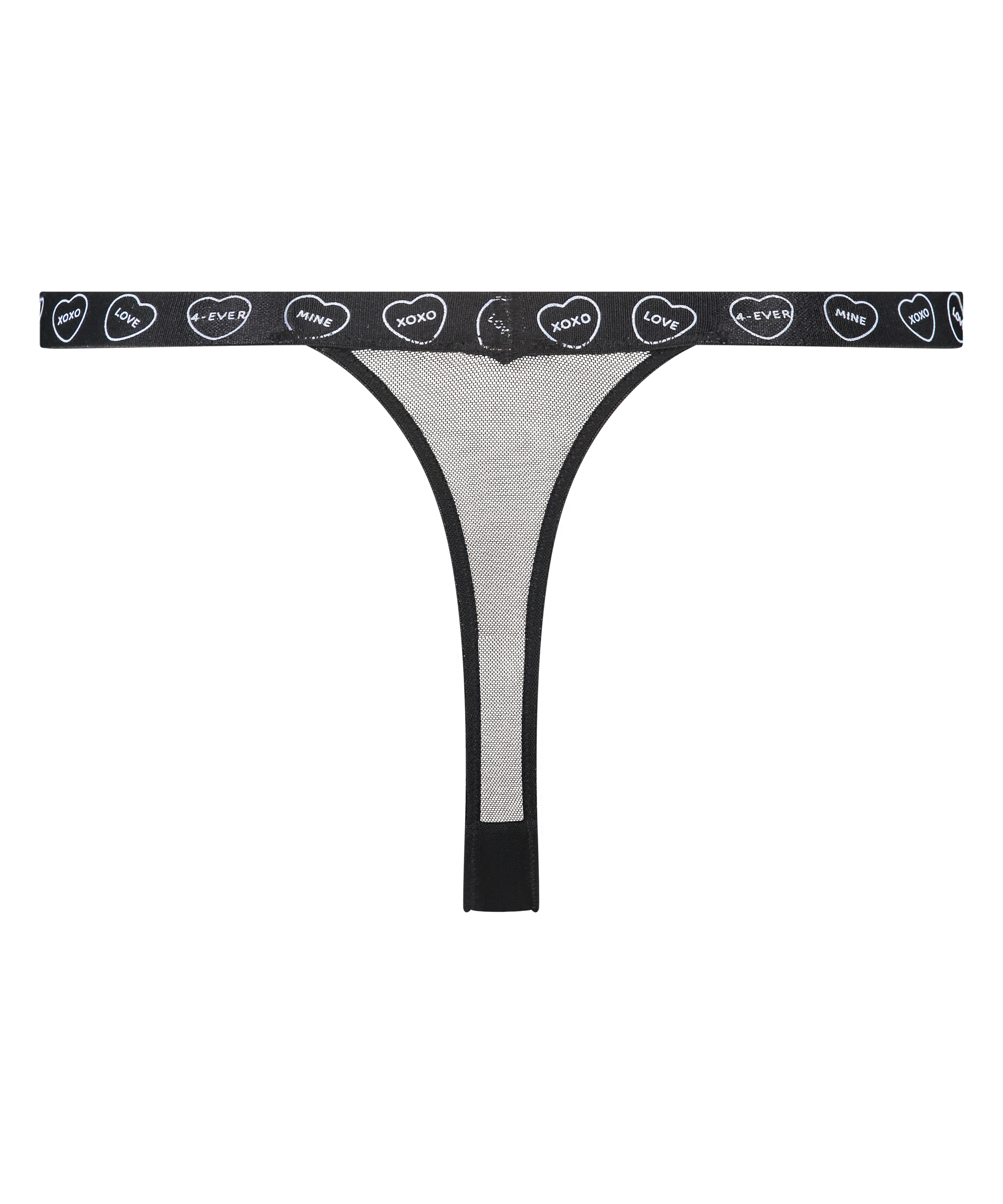 G-streng Kiss, Sort, main