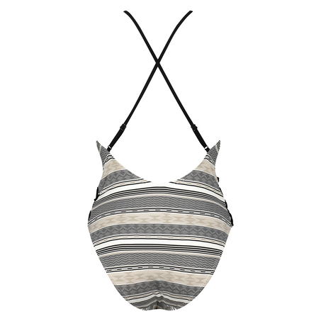 Jacquard Goddess badedragt Doutzen, sort