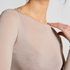 super soft bådhals bluse med cashmere, Grå
