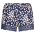 Pyjamasshorts Jersey Lace, Bl&aring;