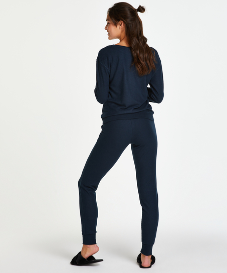 Waffle pyjamas, Blå