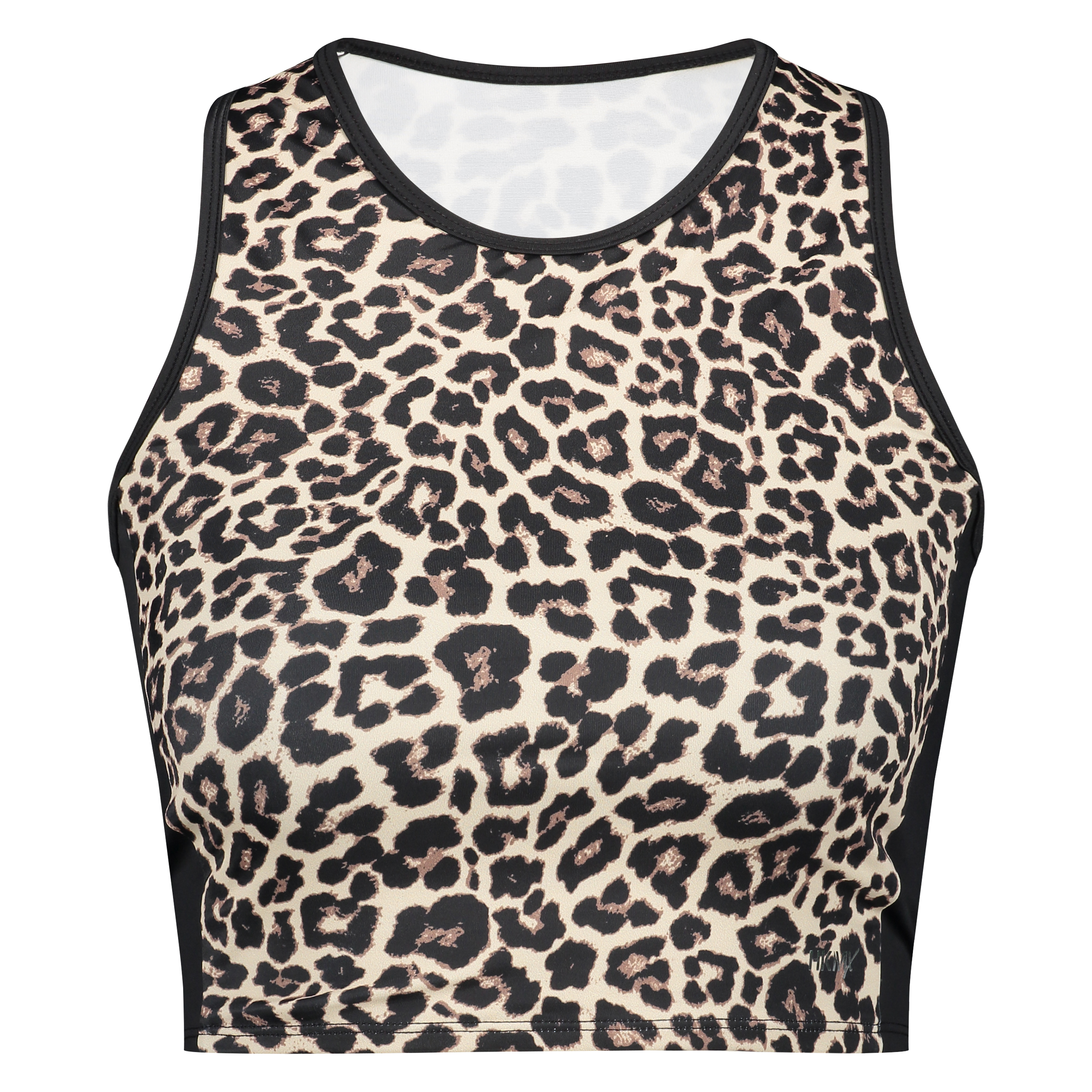 HKMX Sport cropped tanktop Luipaard, Grå, main
